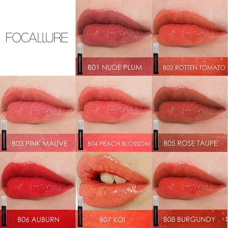 FOCALLURE,, 3D, новинка, крем, стойкий, для губ, пятнышко Ins, So Hot, объем, блеск для губ, ТИНТ, красота, сексуальные губы, макияж