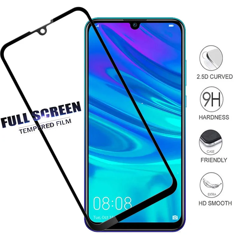 

Защитная пленка для экрана для huawei P Smart 2019, защитная пленка из закаленного стекла для huawei P Smart Plus, полное покрытие, Trempe Verre