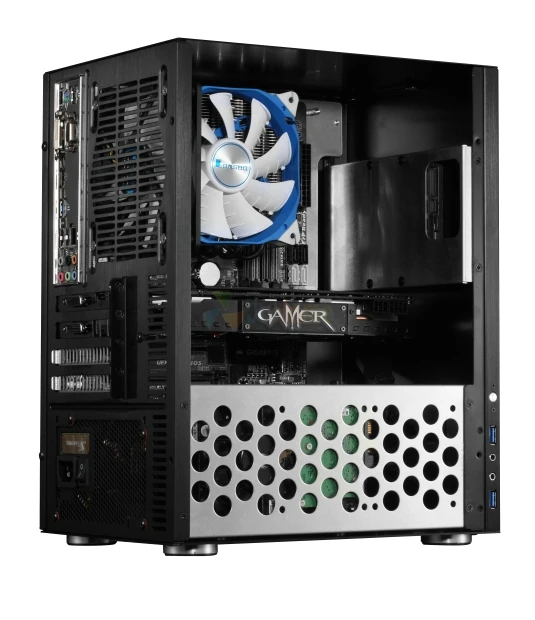 Jonsbo C3S C3 серебристый HTPC Mini ITX корпус компьютера из алюминия USB3.0 supprt ATX Power другие C2