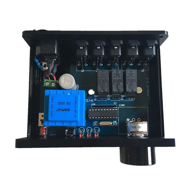 Lusya Hifi пассивный селектор предусилителя аудио регулировки громкости 3 в 2 из