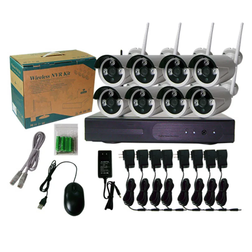 видеонаблюдение Главная Безопасность Беспроводной Камеры Системы 8 КАНАЛЬНЫЙ HD