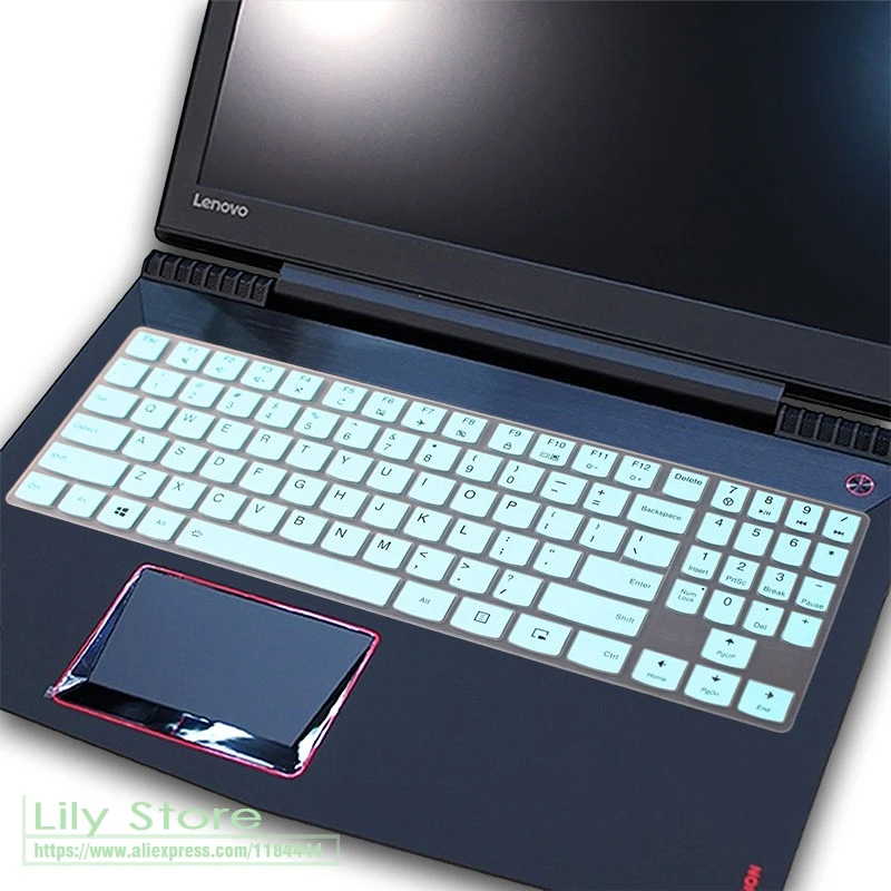 whiteblue Силиконовый защитный чехол-клавиатура для 15,6 ''lenovo Legion Y720 Y540 Y530 Y520 R720 Y7000(15'') Y730 Y740(17 '' - Цвет: whiteblue