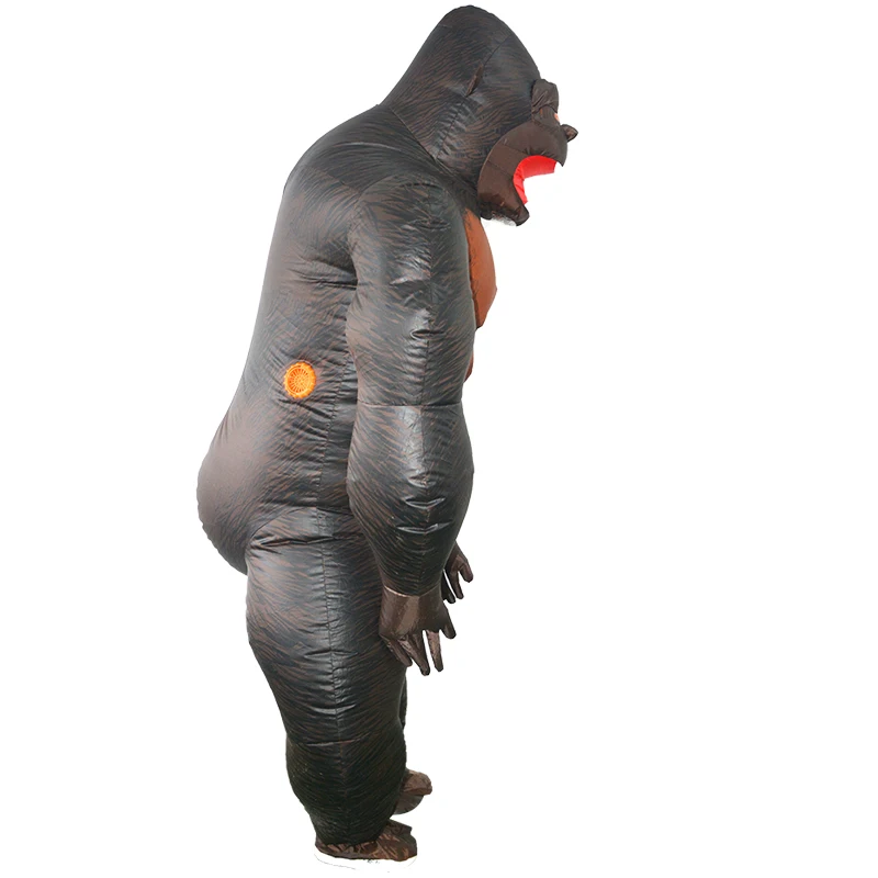 Jurassic World Park Inflatable Gorilla Halloween Costumes Chimpanzee King Kong Clothes Anime Cosplay Suits for Adults | Тематическая