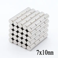 200pcs 710 mm neodymium magnet 7x10mm n35 small round super strong powerful magnetic magnets for craft