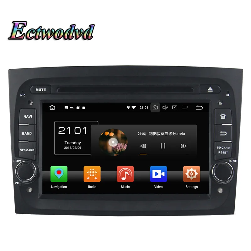 Ectwodvd Восьмиядерный 4G Android 8 0/четырехъядерный 1 Автомобильный мультимедийный