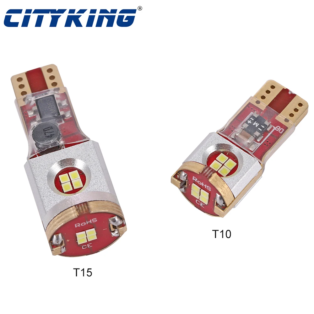 

2pcs T10 canbus led 12 smd csp chip Led Canbus Car w5w led CAR Interior Clearance Light Canbus No Error 194 168 Parking lamp