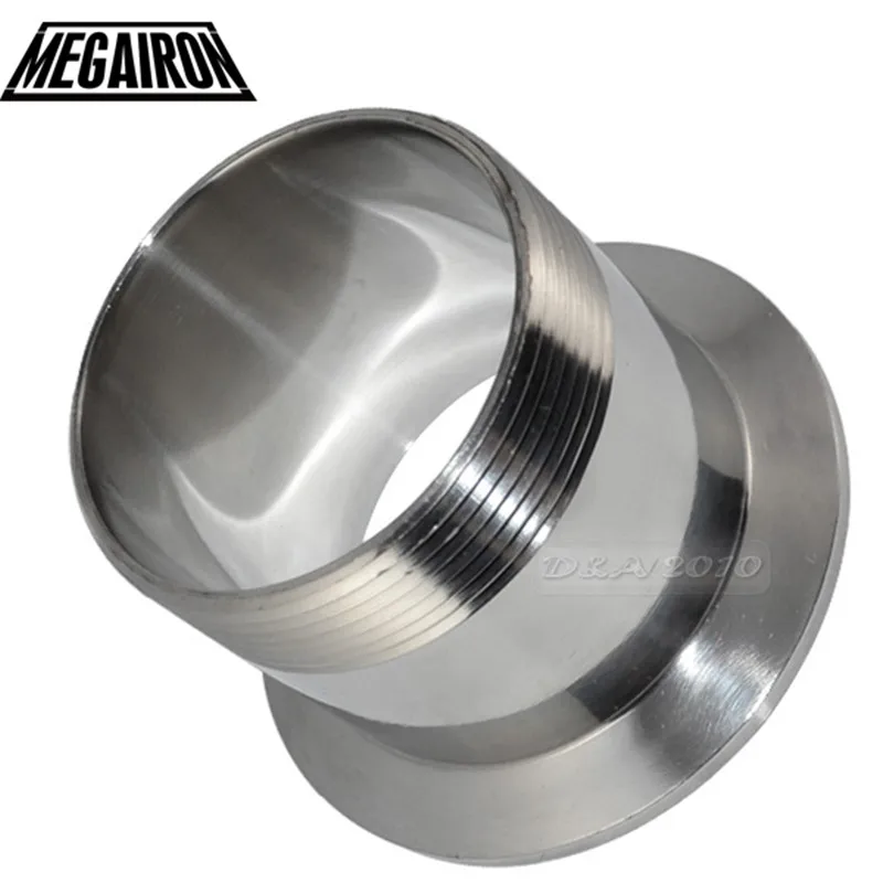 MEGAIRON " DN50 нержавеющая сталь SS316 санитарно с наружной резьбой наконечник OD 77 мм фитинг подходит 2,5" Tri Clamp