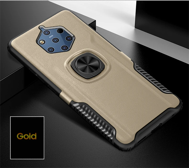 Чехол-бампер для Nokia 9 PureView, чехол-бампер для Nokia 8 9 Pure View, Мягкий силикон+ Жесткий Поликарбонат, защитный чехол, магнитный автомобильный держатель, полный Чехол