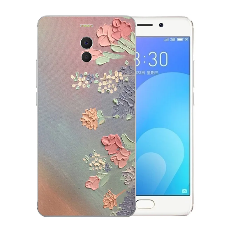Чехлы для телефонов Meilan M6 Note Tiger Pattern Силиконовый Тонкий чехол Meizu Note/Blue Charm 6