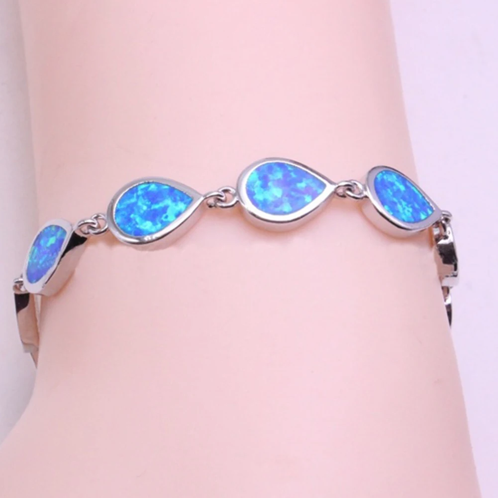 Unisex Fashion Water Drop Opal Bracelet Hand Chain Party Jewelry Accessory Gift Shape | Украшения и аксессуары