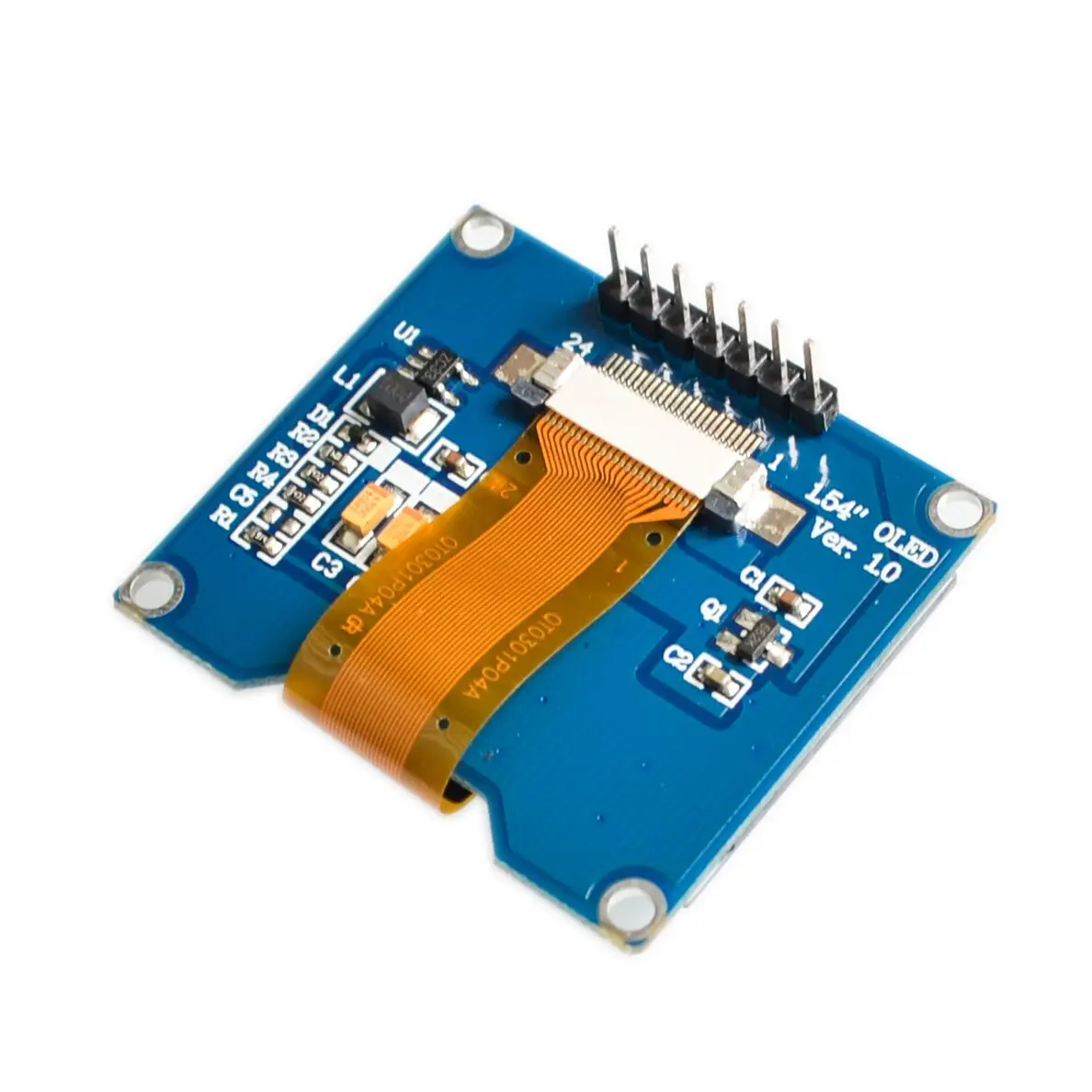 Wholesale 1.54 inch 7PIN White OLED Screen Module SSD1309 Drive IC Compatible for SSD1306 IIC / SPI Interface 128*64 | Электронные