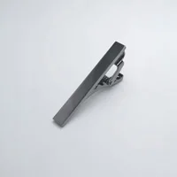 CL258 HUISHI красочный простой металлический серебристый золотой галстук зажим зеленый синий коричневый длинный и короткий зажим джентльмен галстук бар для мужчин подарки - Окраска металла: CL258