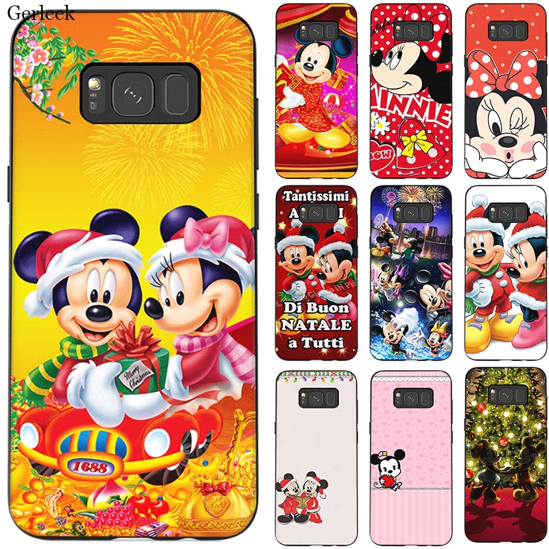 Чехол для телефона из мягкого ТПУ Samsung M10 M20 M30 M40 S6 S7 Edge S8 S9 S10 S10E Plus Note 8 9 10 чехол мыши