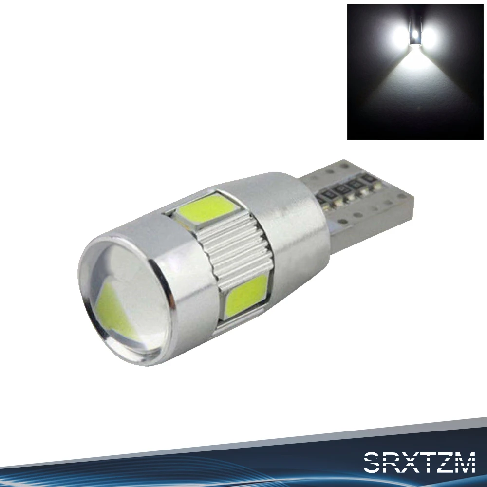 SRXTZM 10 шт 6 светодиодный SMD 5630 ошибок 194 168 W5W Стоянкы Автомобилей Автомобиля