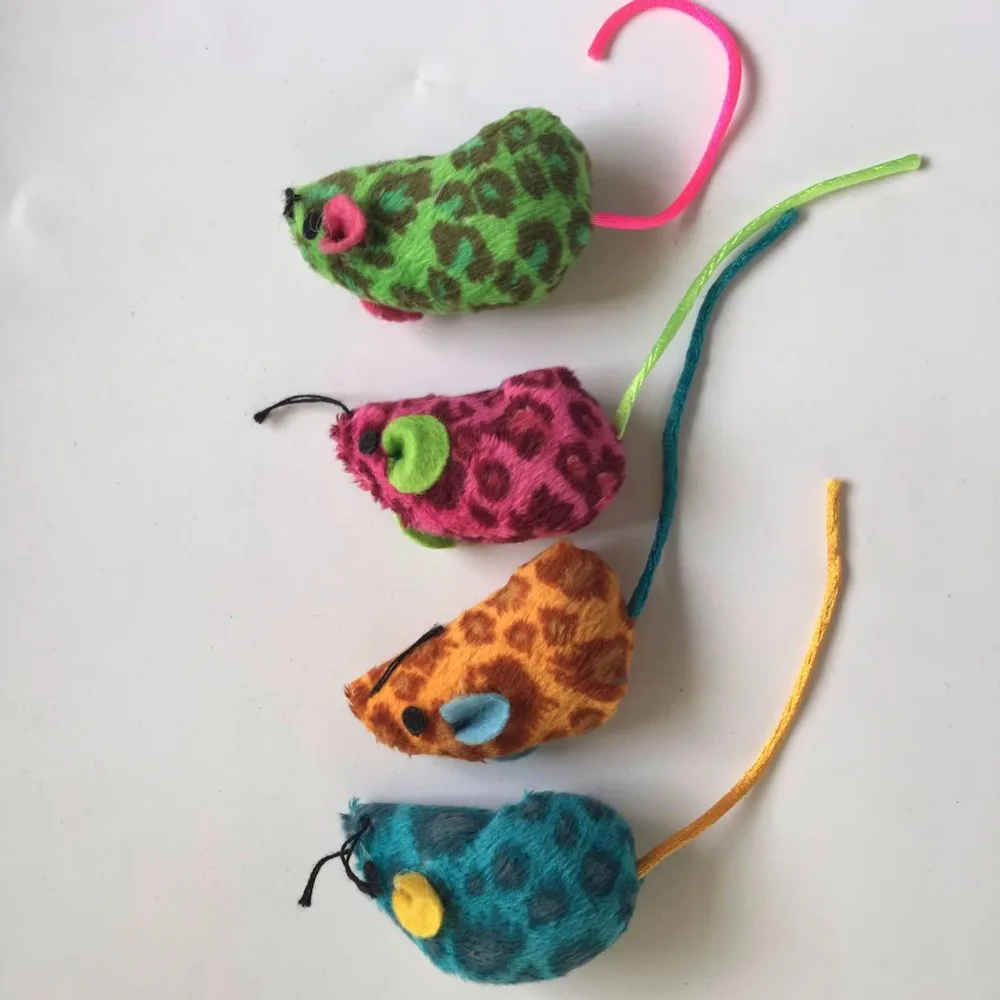 

Бесплатная доставка, игрушки для кошек с кошачьим котом, цветная мышь для кошек, играющих в двух цветах, 30 шт./лот