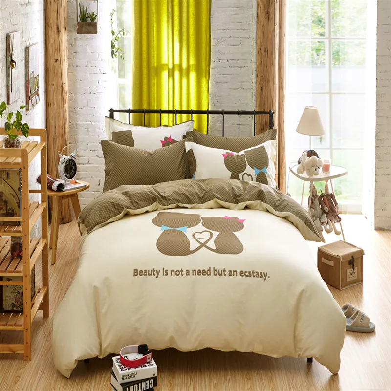 Illucity Валентина спальное место для кошки набор 4 шт. пододеяльник/doona покрывало