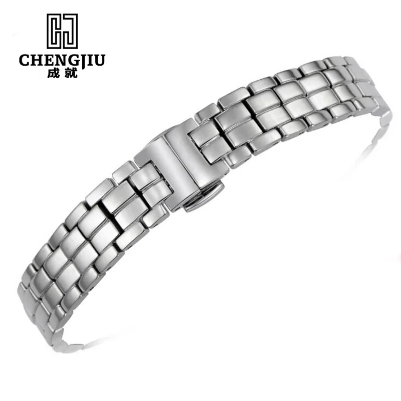 Нержавеющая сталь ремешок для Tissot 1853 t094/МИДО группы 12 мм Смотреть Band Для женщин