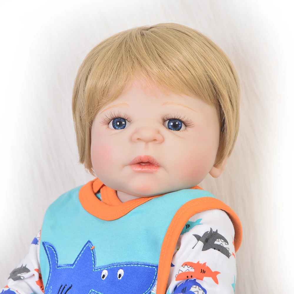 NPK 2" Полное Тело силикон Reborn Baby boy Кукла реборн игрушки купаться играть дома куклы малыш reborn bonecas подарок для ребенка куклы