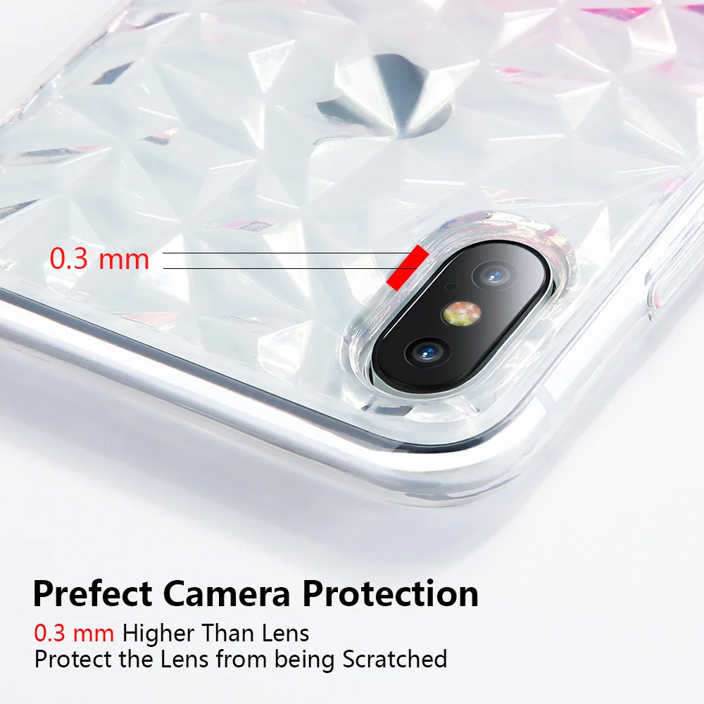 KISSCASE чехол для телефона samsung Galaxy S9 S8 плюс бриллиант ясно градиент Цвет Примечание