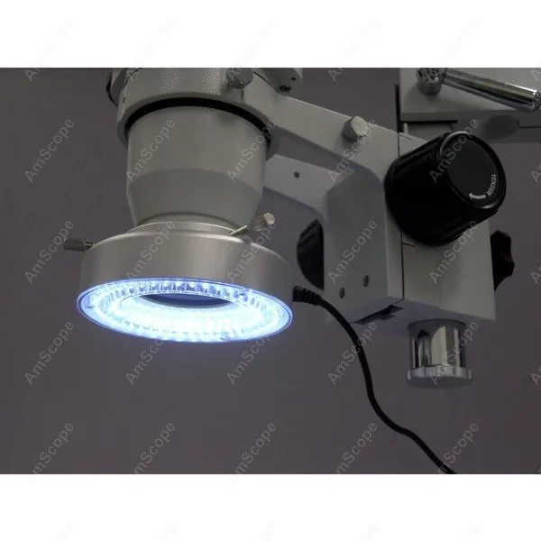 Стерео зум микроскоп -- AmScope поставляет 3.5X-90X Зум МИКРОСКОП w Алюминиевый 80-LED свет +