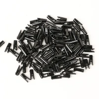30 50 100 pcs plastic s pin black arrow nocks tail for carbon and aluminum shaft accessories archery hunting shooting rushed