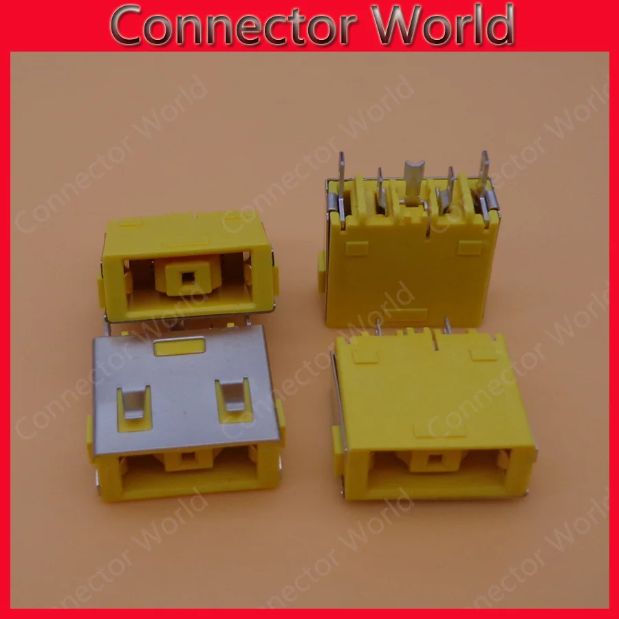 10 шт./лот материнская плата для ноутбука желтый ультрабук DC разъем питания Lenovo G400