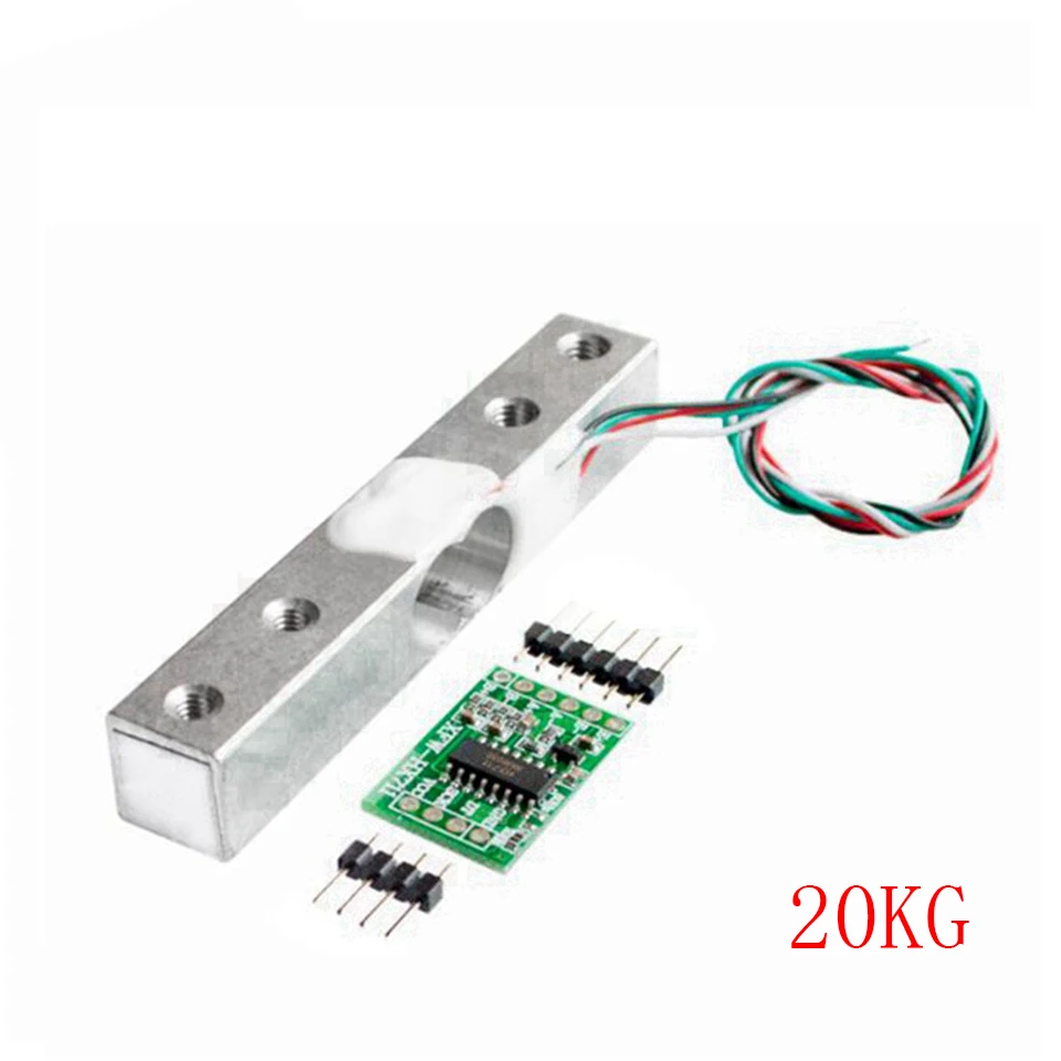 20KG 1 кг/5 кг, 10 кг, 20 кг по самой низкой цене, HX711 AD Модуль Вес Сенсор электронные весы Алюминий сплава весом Давление Сенсор - Цвет: 20KG