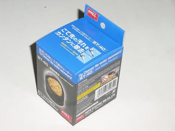 Оригинальный японский инструмент для пайки Goot устройство очистки паяльника с