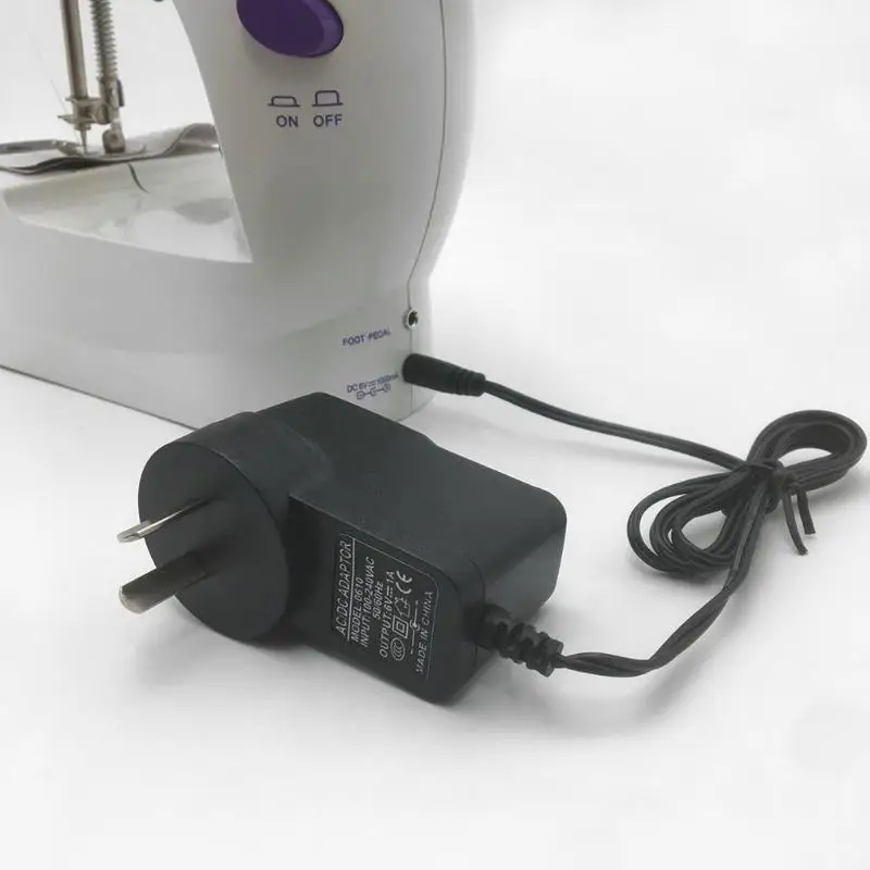 6 Вт ручная Мини электрическая швейная машина Pendal AC100-240V швейная машина двойная регулировка скорости с двумя нитями под светильник