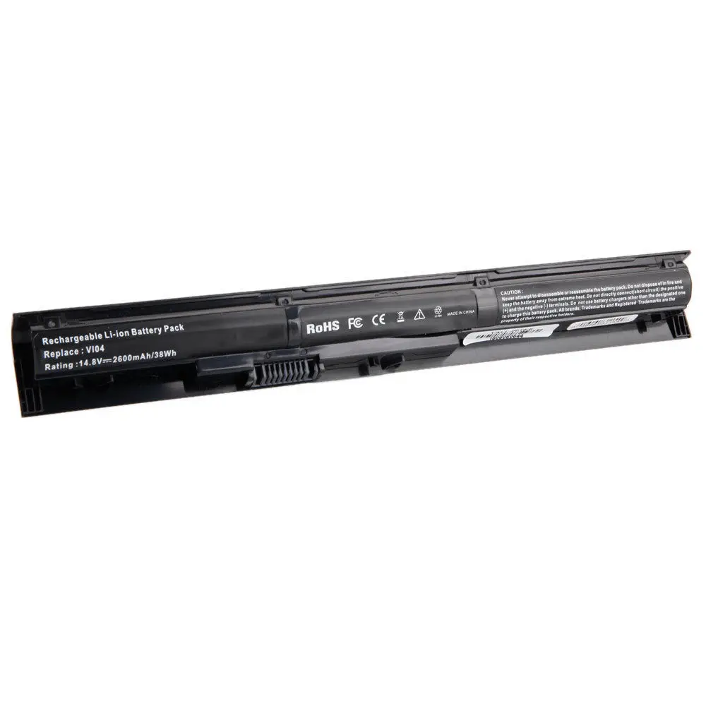 Новый 2200 мАч 4 ячейки черный Аккумулятор для ноутбука HP VI04 TPN-Q140 15-AB093TX 15-AB525TX 15-AB548TX