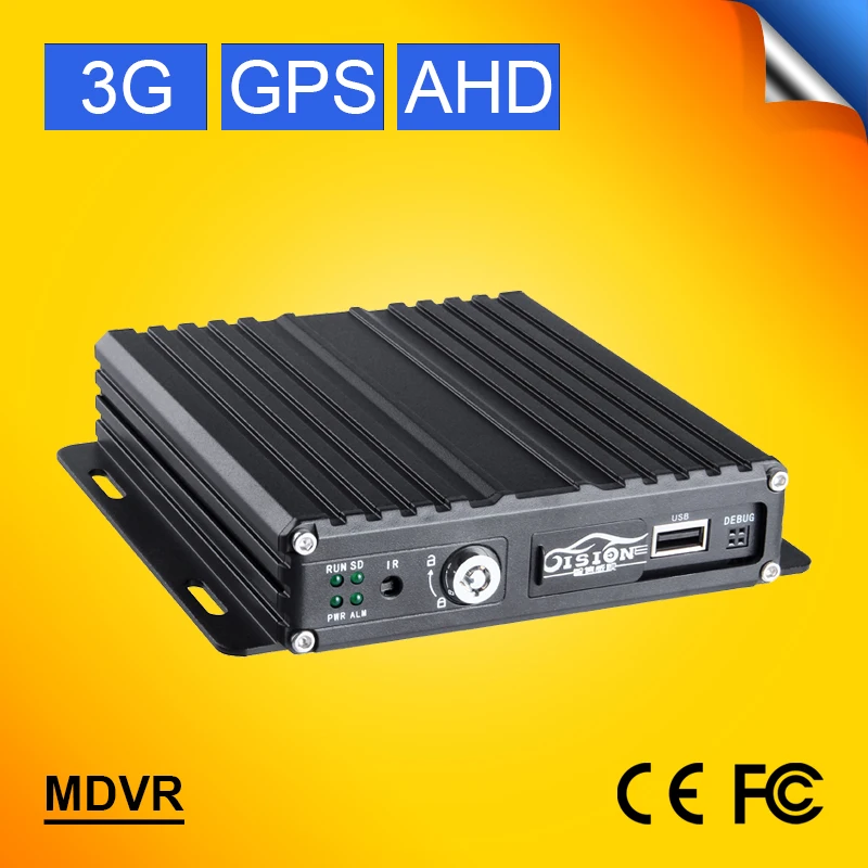 Бесплатная доставка 4CH AHD 720P HD Мобильный видеорегистратор в режиме реального