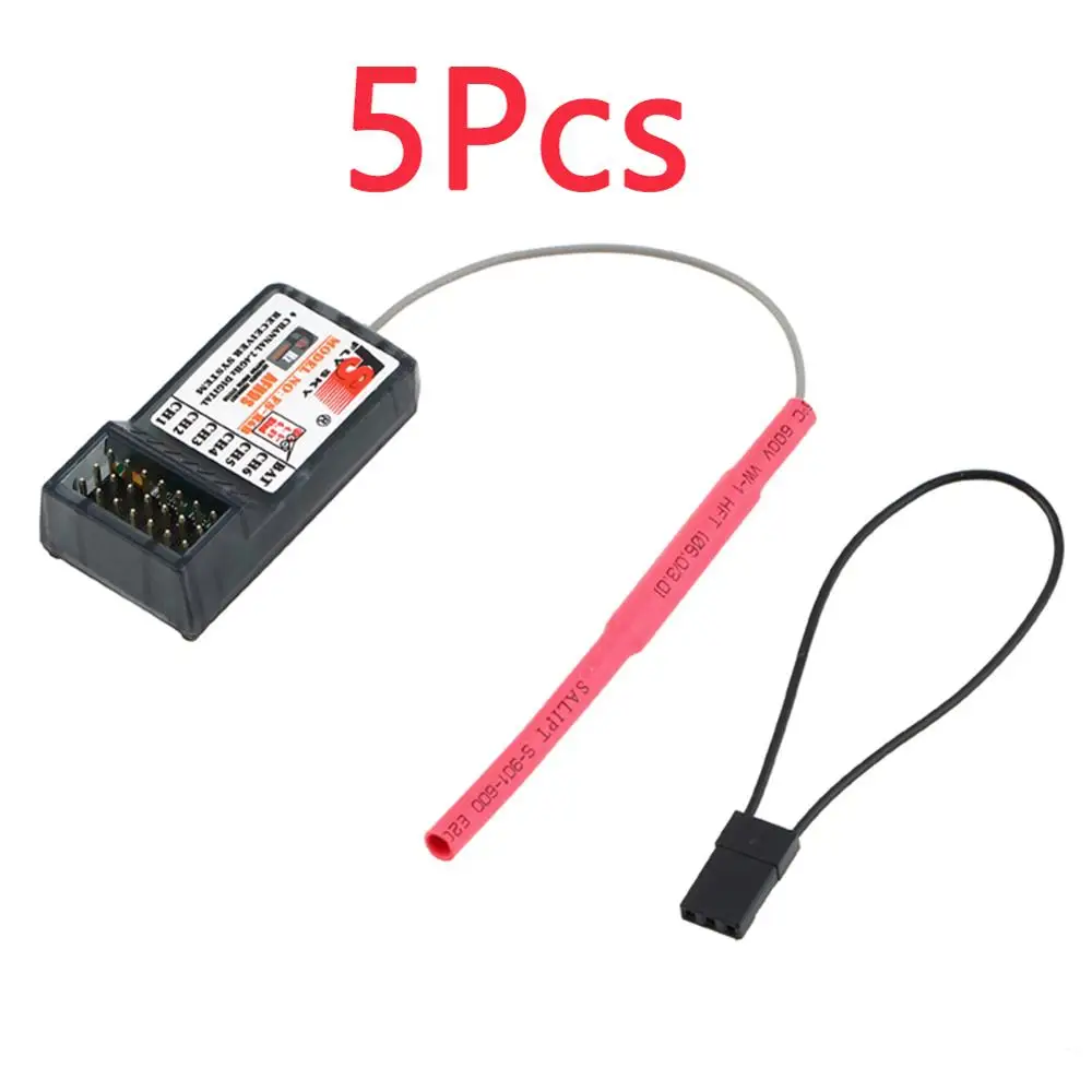 5Pcs FlySky FS FS-R6B 2.4G 6 Channel Receiver Radio Model Remote Control Receiver For RC Car FS-TH9X DR0804
