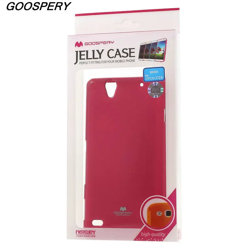 For Sony Xperia C4 Case MERCURY GOOSPERY Glitter Powder TPU Gel Phone Cover for E5303 / Dual E5333 | Мобильные телефоны и