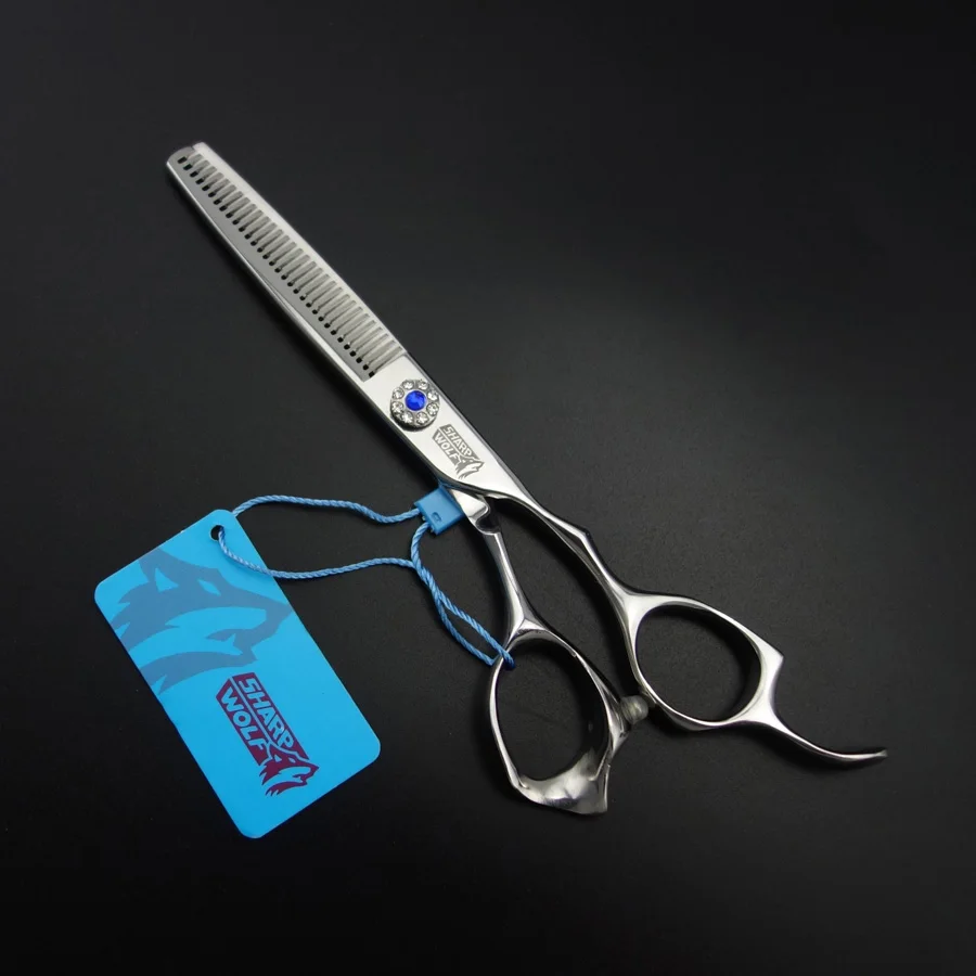 6 дюймов острый волк профессиональные высококачественные ножницы для волос