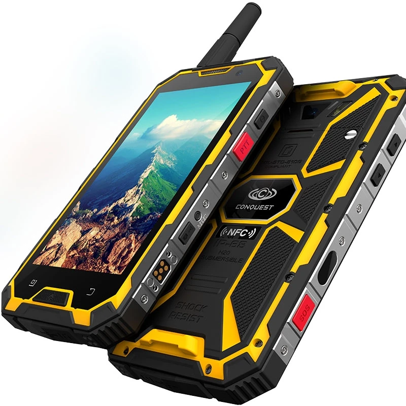 Смартфон Conquest S8 Plus, 5,0 дюймов, ips экран, Android 6,0, MTK6755, четыре ядра, 4 Гб ОЗУ, 64 Гб ПЗУ, 4 ГБ, 16 МП, 6000 мА/ч, рация, OTG, NFC