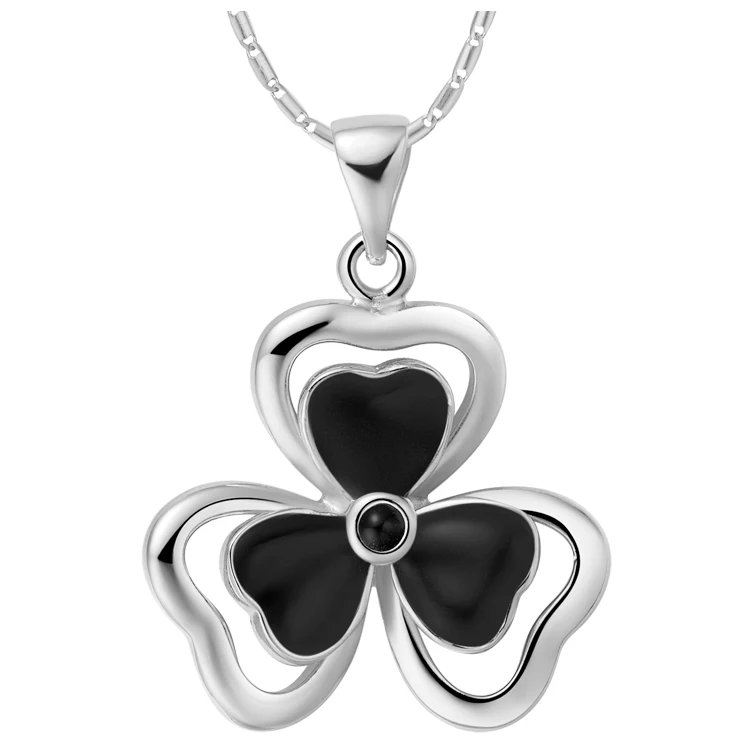 Розовое красивое ожерелье с покрытием модные подвески лепестками белые красивые