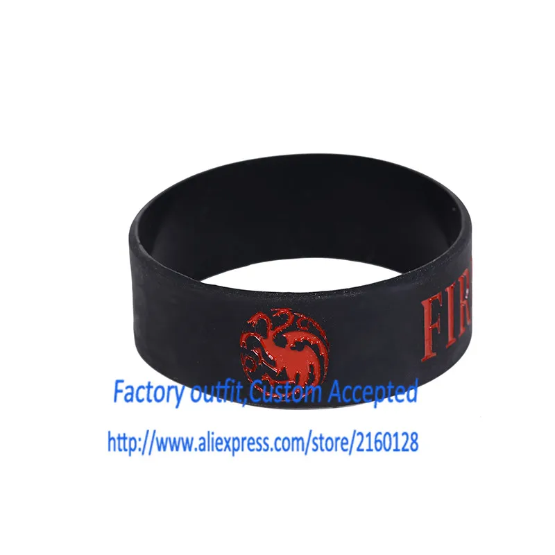 Игра Престолов Огнем и кровью силиконовый браслет | Украшения аксессуары