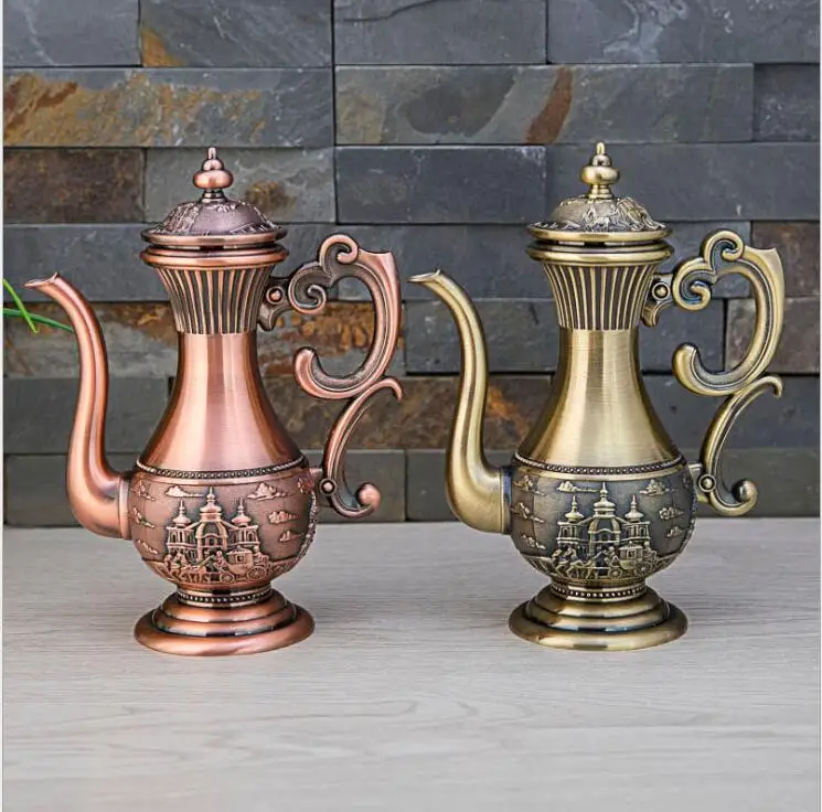 Европейский 6 шт./Партия декоративный металлический винный набор виски decante для