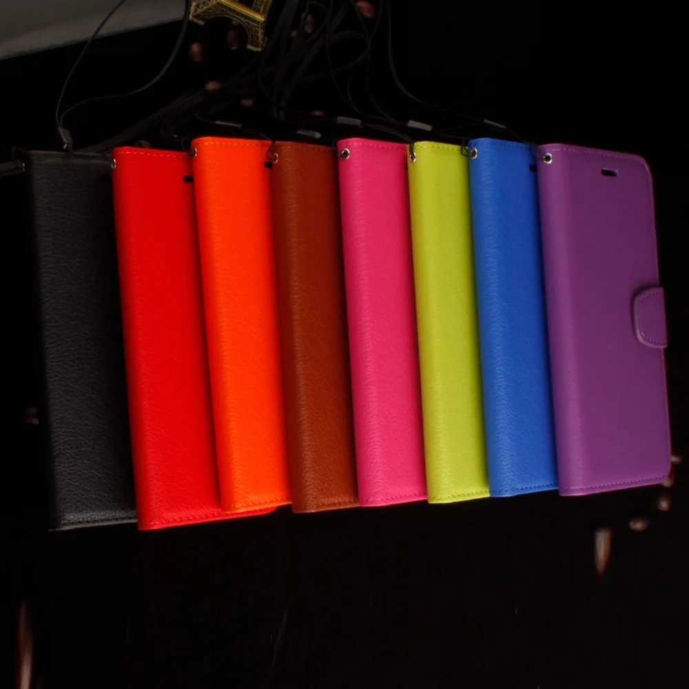 Чехол для iPod Touch 5/6 Litchi Роскошный чехол бумажник из искусственной кожи с