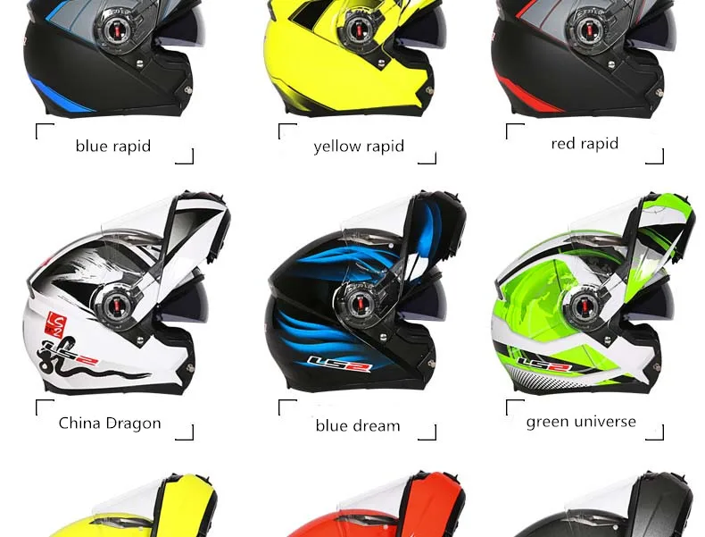 Casco capacete LS2 ff370 флип-ап stomtrooper дорожный велосипед Мото шлем для moto rcycle с солнцезащитным объективом