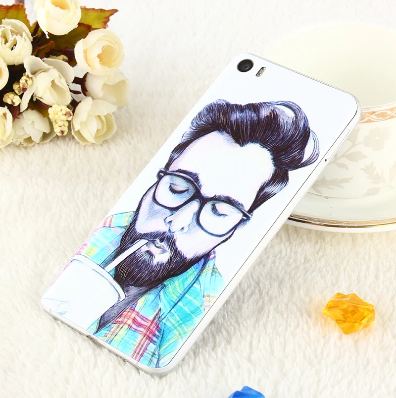 Тиснение для Xiaomi Mi 5 Пластиковая Задняя крышка батареи для Xiaomi Mi 5 M5 замена крышки батареи - Цвет: 4