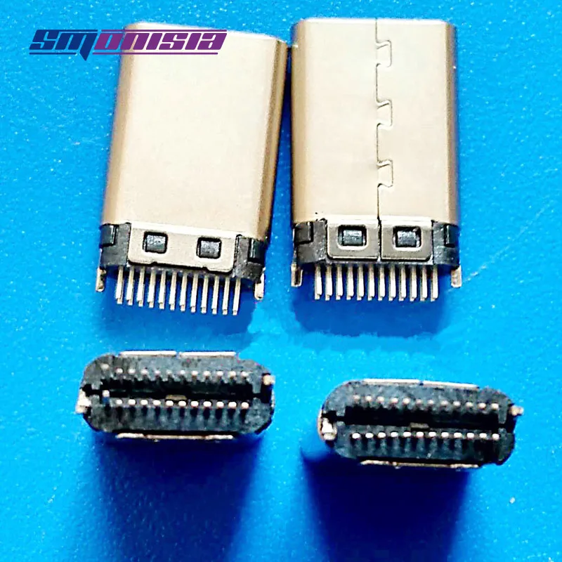 500 шт 24P 0 8 мм фанерная USB растягивающаяся штепсельная вилка круглая 3 1 Тип C разъем