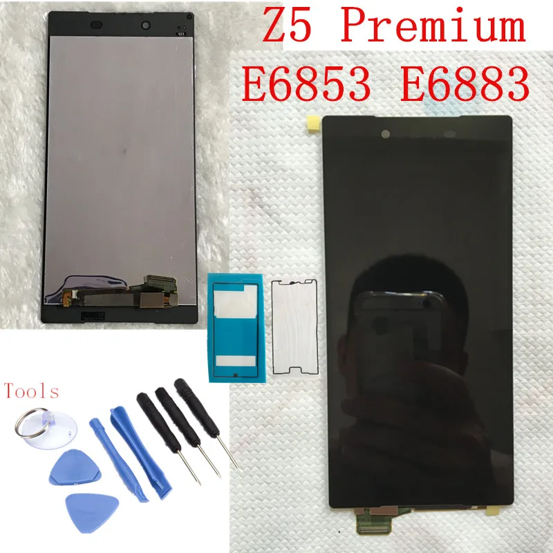 100% тестирование для Sony Xperia Z5 Премиум E6853 E6883 E6833 ЖК дисплей с сенсорный экран
