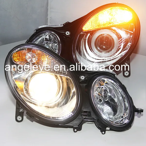 

For Mercedes-Benz 2002 TO 2005 Year W211 E200 E240 E280 E300 E320 E500 Head Lamp Sliver Color TYC