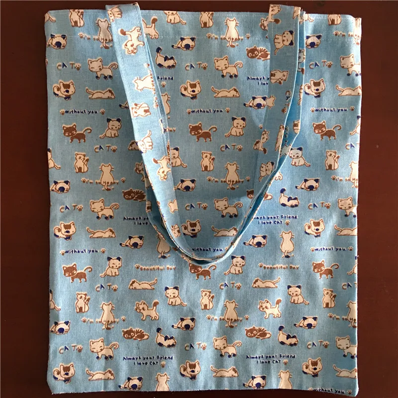 Эко сумка YILE для покупок из хлопка и льна однослойная Сумка тоут через плечо с