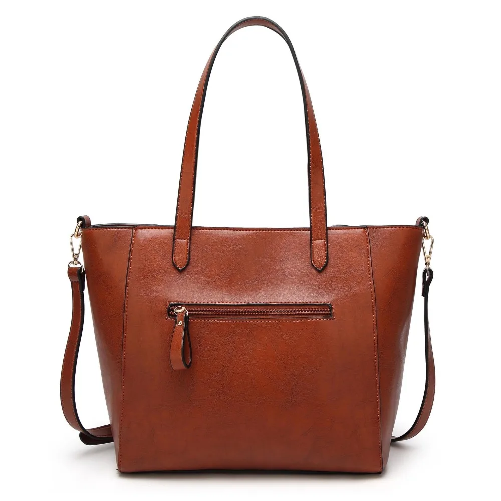 Модные женские туфли pu сумочка масло воск кожа женщины сумка большой Ёмкость