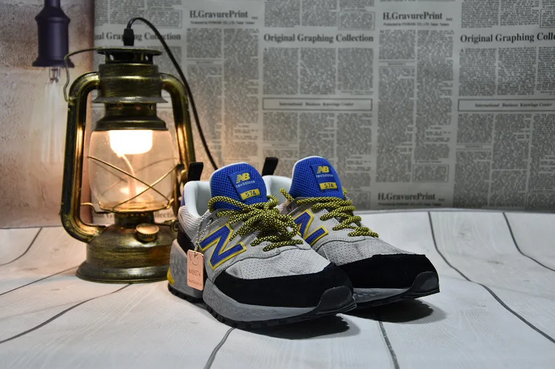Коричневый New Balance 574V3 Мужская и женская обувь спортивная обувь вентиляционная реставрация обувь для отдыха кроссовки 574VD/VC/VB/VA - Цвет: Коричневый