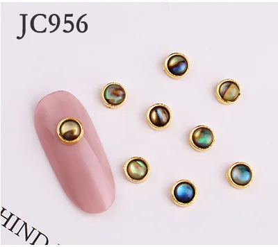 JC956(100pcs) 100 шт 3D Черепаха оболочки украшения ногтей/4 типа 12 эффект градации Шарм ногтей DIY deco/рукоделие поставка/янтарный деко - Цвет: JC956(100pcs)