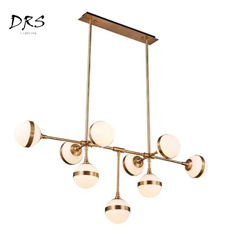 

Postmodern Luminaire Led Chandelier Luxury Glass Ball Hanging Lamp Pendant Lamp Vallkin Room Bedroom Lustre Suspension Lampadari