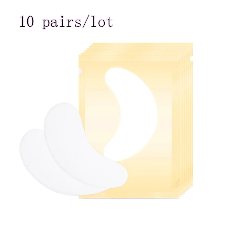 10pair eye sticker Накладки для глаз 10/50 накладки для ресниц без ворса накладки для наращивания ресниц принадлежности для наращивания ресниц профессиональные инструменты - Цвет: 10pair eye sticker